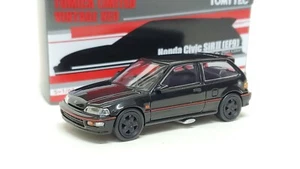 1:64 Tomica Limited Vintage Neo Honda Civic SiR II EF9 black tarmac inno ig  - Bild 1 von 4