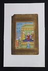 Old Vintage Hand Made Water Color Folk Art Painting Miniature Mughal 001