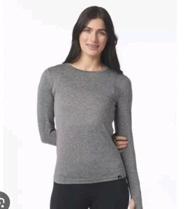 Glyder Women Gray Simplicity Long Sleeve Shirt - New! - Picture 1 of 8