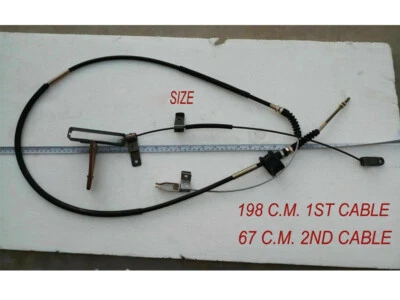Parking / Hand Brake Cable Set - 1 & 2 Suzuki SJ413 SJ410 Sierra Samurai Drover - Image 1 of 4
