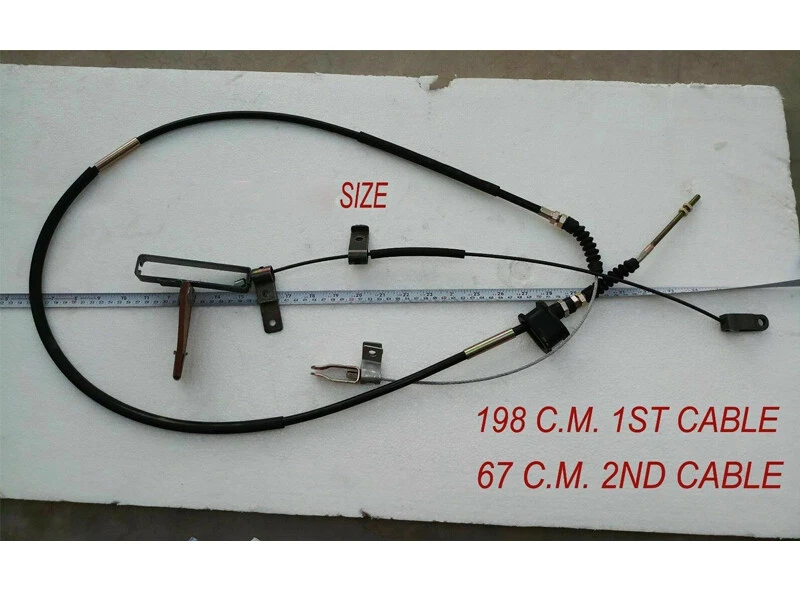 Parking / Hand Brake Cable Set - 1 & 2 Suzuki SJ413 SJ410 Sierra Samurai Drover - Image 1 of 4