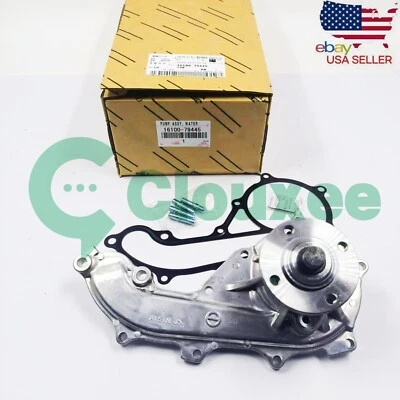 OEM 16100-79445 ENGINE WATER PUMP W/GASKET For TOYOTA 1995-2020 TACOMA T100 4CYL Foto 1 de 4