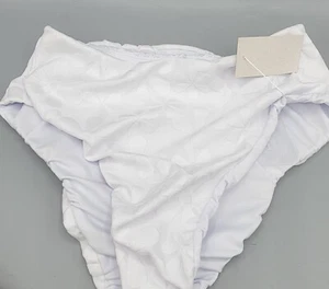 Aquarelle Kenny Blumen Santorini weiß Blumen High Waist Bikinihose Gr. L - Bild 1 von 7