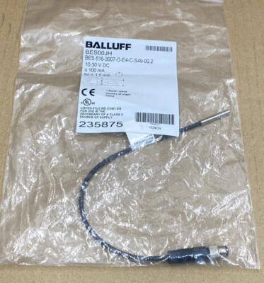 BALLUFF INDUCTIVE PROXIMITY SENSOR BES00JH - Image 1 of 4