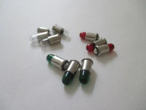 Ersatzlampen MS4 rot,grün,klar - 19V - Farbe nach Wahl 10 Stück *NEU* - Bild 1 von 3