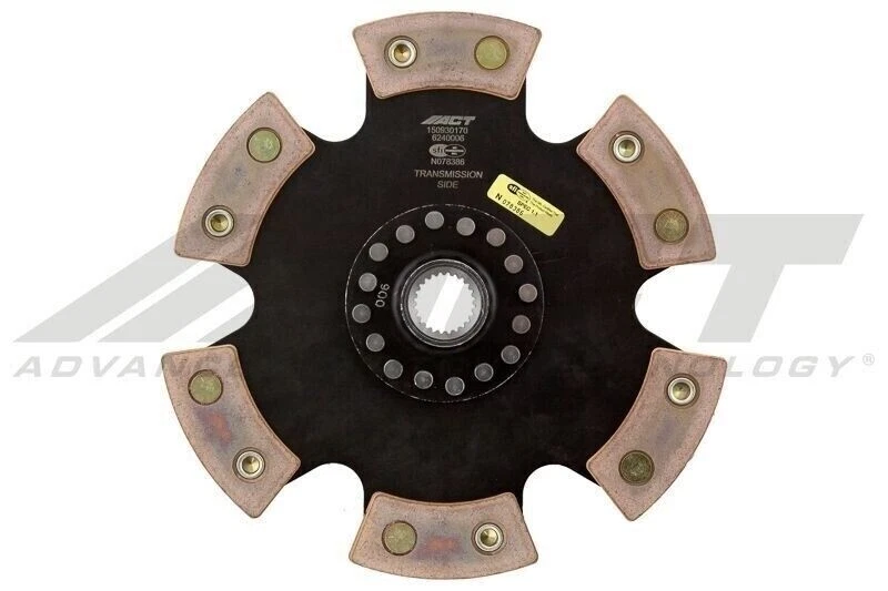 Disco de carrera rígido ACT 6240006 para Nissan 280ZX 1981 6 almohadillas Foto 1 de 4