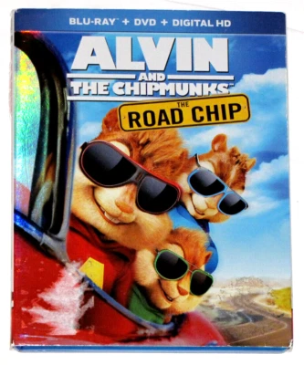Alvin And The Chipmunks The Road Chip Blu-ray + DVD + Digital HD 2015 Slipcover - Image 1 of 4