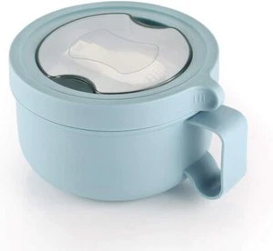 Contenitore per pane in acciaio inox con coperchio premium lunchbox 900 ml scatola colazione picnic - Foto 1 di 7