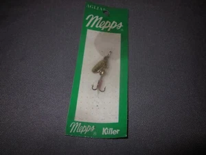 Vintage MEPPS AGLIA KILLER Gold Spinner NEW In PACKAGE - Picture 1 of 5