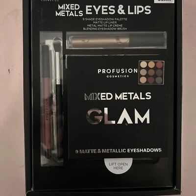 Profusion Cosmetics Mixed Metals Eyes & Lips - Glam Set (HB1) - Image 1 of 4