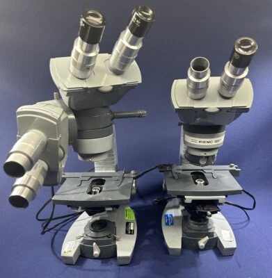 Set Of 2 AO American Optics Spencer Laboratory Vintage Microscopes - Image 1 of 4
