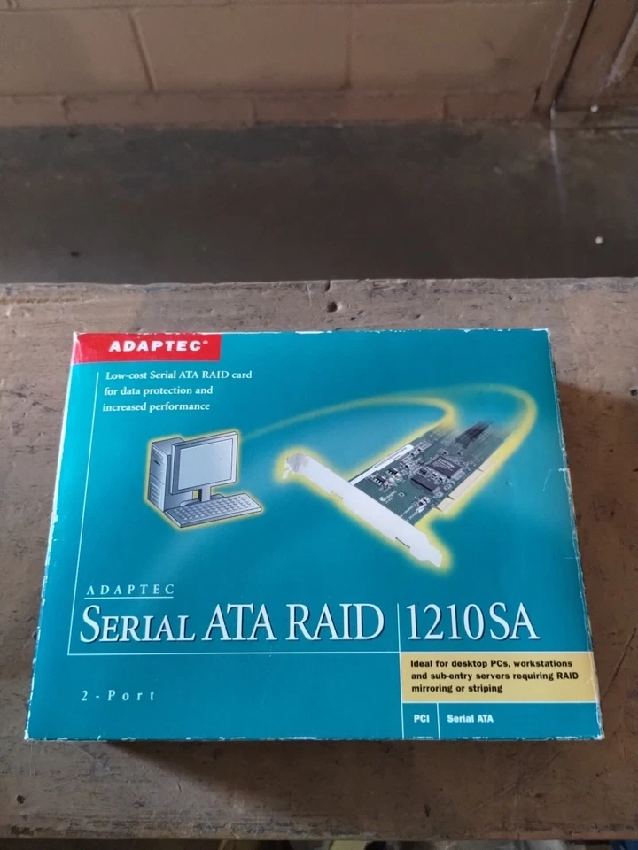 Adaptec 1210SA 2Port Serial ATA Raid Controller Card - Image 1 of 2