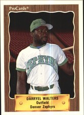 1990 Denver Zephyrs ProCards #640 Darryel Walters