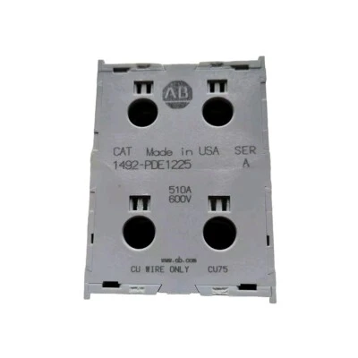 Allen Bradley 1492-PDE-1225 Power Block 1 Pole Panel Mount 3 Power Blocks - Image 1 of 3
