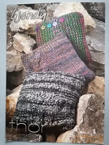 CUSHIONS, POUFFE & THROW, 14ply - WENDY Knitting Pattern 5677 - Picture 1 of 4