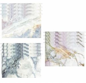 Hängende Legal Aktenordner + 1/5 geschnittene Laschen in abstraktem Marmor [12er Set] - Bild 1 von 7