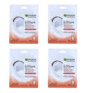 Garnier Pflege-Tuch-Maske mit Kokosmilch Nutri Bomb , 4x28g EAN3600542319720 - Bild 1 von 1