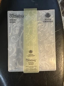 Cricut Cuttlebug Anna Griffin Embossing Folder Paisley Dance EUC - Picture 1 of 3