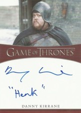Game of Thrones Iron Ann S2: Danny Kirrane "Henk" Autograph Card