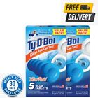 New Ty-D-Bol Bleach Free Tablet Toilet Bowl Cleaners, 5 Count, 2 Pack.Best Price