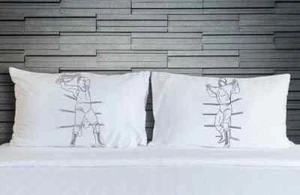 Wrestling wrestler Cotton Pillow Case Set Covers 1980s decor bedding wwf wwe - Picture 1 of 3