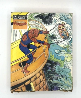 Rompecabezas completo 1983 vintage Whitman 'The Amazing Spider-Man' 100 piezas Foto 1 de 4
