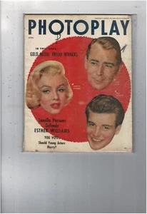 RARE VINTAGE PHOTOPLAY MAGAZINE APRIL 1954 MARILYN MONROE ALAN LADD MS1692 - Picture 1 of 1