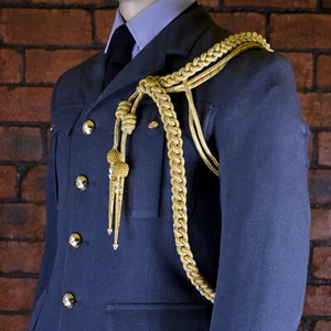 RAF Type 7 Gold and Blue Aiguillette - Left Shoulder - Picture 1 of 1
