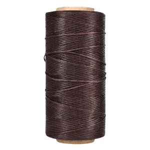 284Yard 150D Waxed Thread String Cord Sewing DIY Craft Leather Stitching Brown - Picture 1 of 8