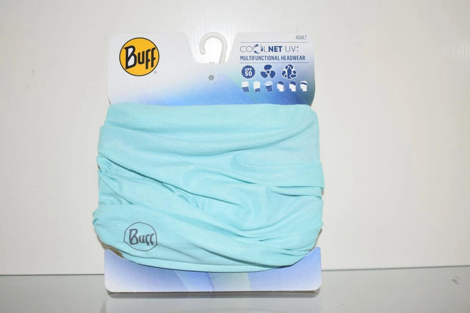 BUFF CoolNet UV Multifunctional Headwear Bandana Face Mask Teal- 119328.722