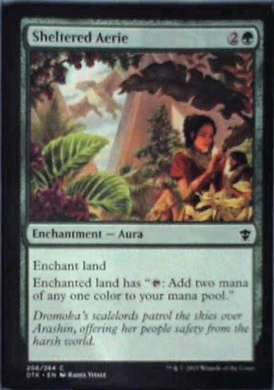 Sheltered Aerie - Dragons of Tarkir: #206, Magic: The Gathering Nm R160 - Image 1 of 1