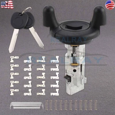 For GMC Envoy / XL / XUV Ignition Key Switch Lock Cylinder w/ 2 Keys 2002-2009 - Image 1 of 4