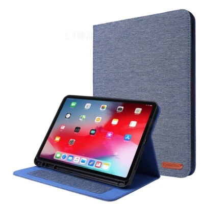 For iPad 5/6th Gen 9.7 inch 7/8/9th Gen 10.2 Pro 11 Folio Case Smart Cover Stand - Image 1 of 4