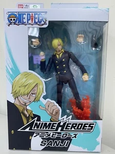 FIGURA DE ACCIÓN SANJI BANDAI ANIME HEROES DE UNA PIEZA 6" PULGADAS 2021 - Imagen 1 de 3