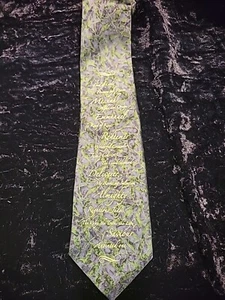 Vintage Eagle Neckwear Mens Neck Tie Blue Green Professional Preacher Suit - Picture 1 of 8