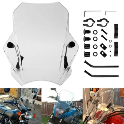 For Suzuki Boulevard C50 M50 C90 M90 15.55"x15.35" Windshield 7/8" 1" Handlebar - Image 1 of 4