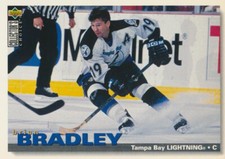 1995-96 Collector's Choice #128 BRIAN BRADLEY - Tampa Bay Lightning