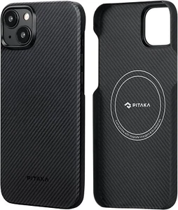 PITAKA Magnetic Case for iPhone 15 Plus Aramid Fibre Protective Case Compatible - Picture 1 of 23