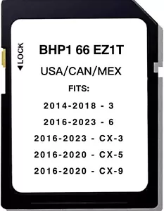 ✅Navigation SD Card Map BHP166EZ1T For Mazda 3 6 CX-3 CX-5 CX-9 USA/CAN/MEX - Picture 1 of 1