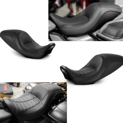 For Harley Electra Glide Classic FLHTC Full Set Driver Passenger Seat 2008-2013  Foto 1 de 4