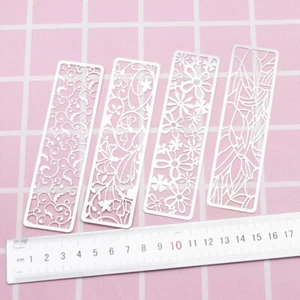 Stainless Steel Stencils Hollow Clay Polymer Embossing Template DIY Texture Tool - Picture 1 of 13
