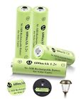 Ni-Mh Rechargeable Aa Batteries, Aa 600Mah 1.2V Solar Batteries For Garden