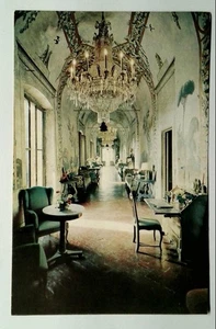 Cartolina fotografica d'epoca Villa Villoresi La Galleria Firenze Italia - Foto 1 di 2