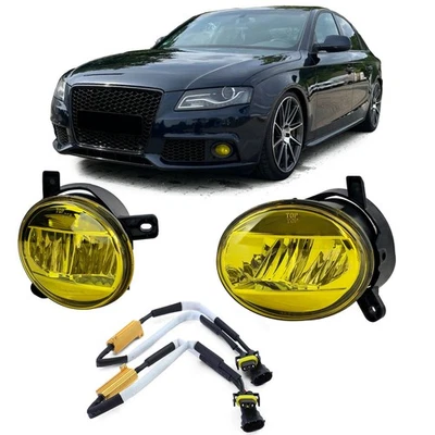 LED Nebelscheinwerfer Für Audi A4 B8 8K A6 C6 Q5 8R Exeo / Gelb LINKS + RECHTS - Bild 1 von 4