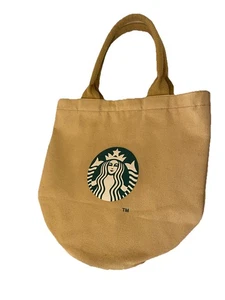 Starbucks Beige Canvas Bucket Bag Brotzeittasche Kaffeeliebhaber Geschenk Reißverschluss & Tasche - Bild 1 von 8
