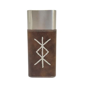 Cigar Case with Cutter - Viking Protection Rune Leather - Picture 1 of 8
