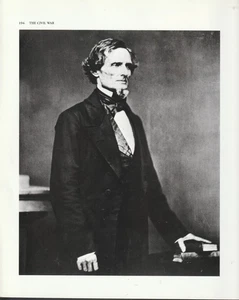 Foto del libro de Jefferson Davis, Presidente Confederación Guerra Civil; Storehouose - Imagen 1 de 2