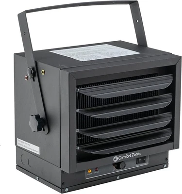 Calentador eléctrico de espacio para garaje con cable Comfort Zone, forzado por ventilador,  Foto 1 de 4