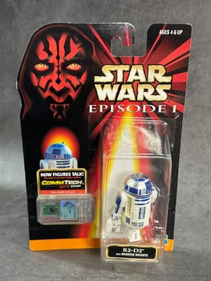 1998 HASBRO STAR WARS PHANTOM MENACE EPISODE 1 - R2-D2 + BOOSTER ROCKETS SEALED - image 1 of 2