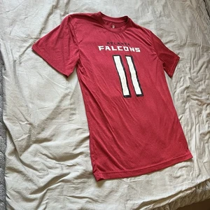 Camisa Atlanta Falcons Julio Jones Equipo NFL Ropa Juvenil Talla XL Roja Performance - Imagen 1 de 11